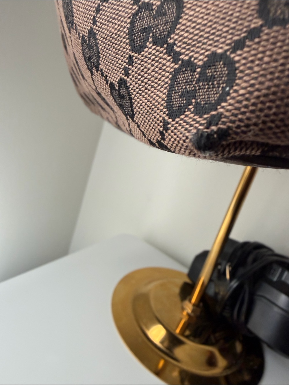 Authentic Gucci Brown and Black GG Canvas Tote - Picture 6 of 16